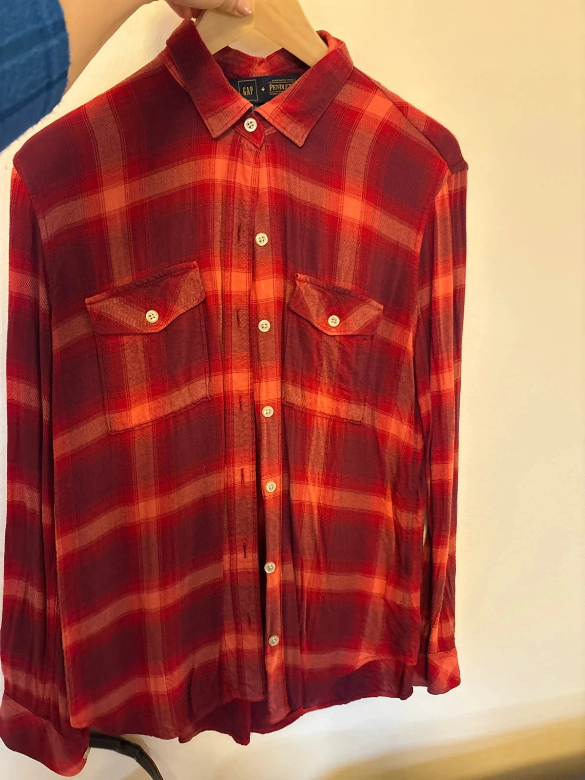 Red plaid Gap shirt – photo 2